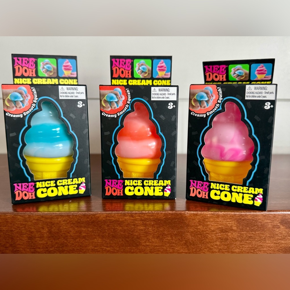 Bundle - Nee Doh Nice Cream Cone Set - All 3 colors